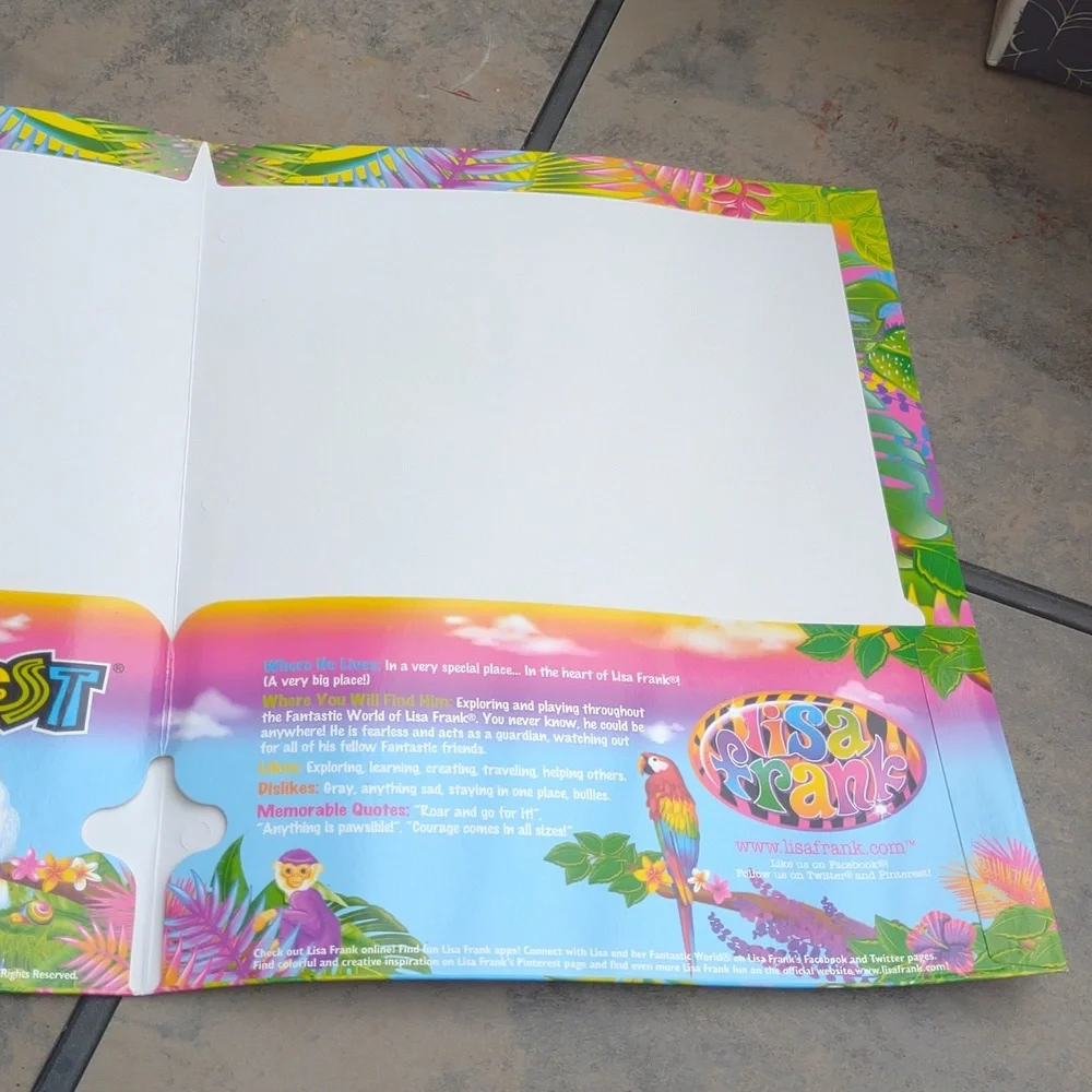New Lisa Frank Forrest Folder and Spiral hard to find NEW